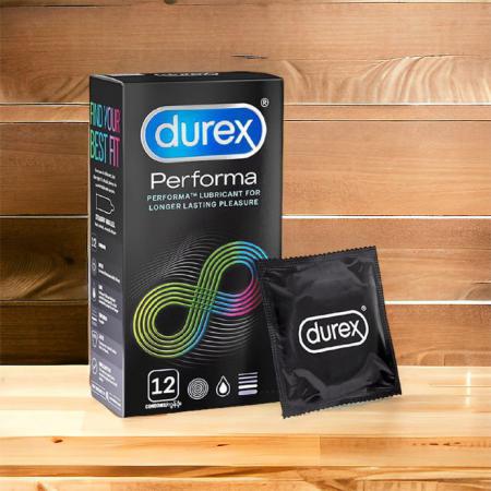 Bao cao su Durex Performa kéo dài thời gian quan hệ hộp 12 cái