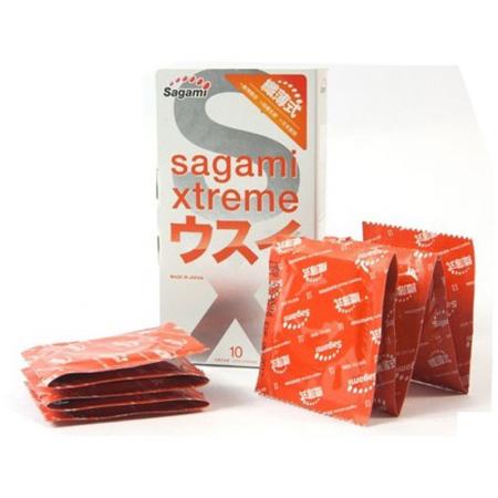 Hộp bao cao su Sagami Xtreme Super 10 chiếc