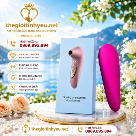 Máy Bú Mút Âm Đạo & Kích Thích Núm Vú Chính Hãng – Thủ Dâm Cho Nữ