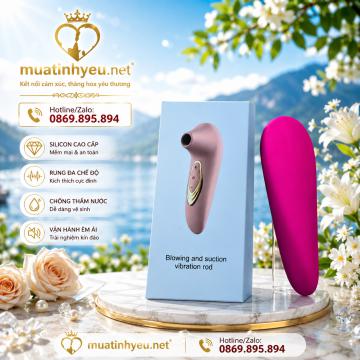 Máy Bú Mút Âm Đạo & Kích Thích Núm Vú Chính Hãng – Thủ Dâm Cho Nữ