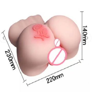Mông giả hoa hồng silicon nguyên khối 3kg cao cấp Nhật Bản
