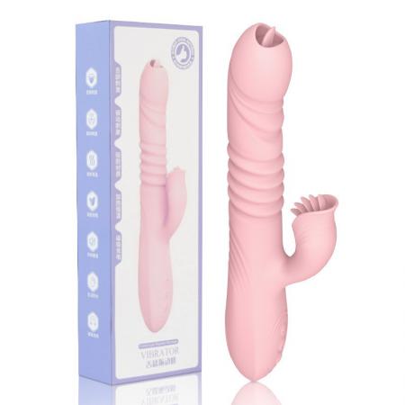 Dương vật giả rung thụt sưởi ấm Betty Vibrator kết hợp lưỡi liếm